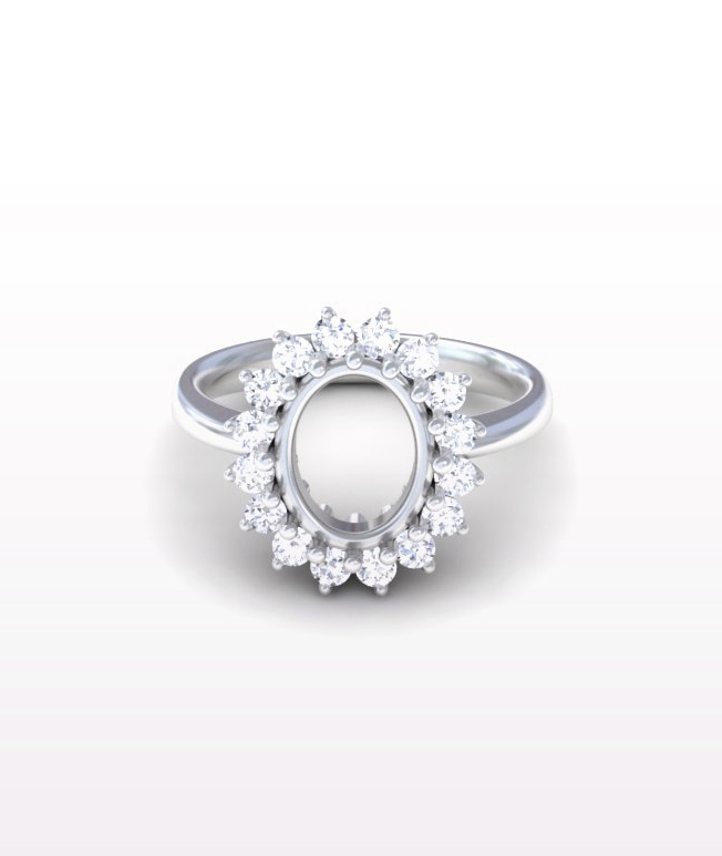 Emerald Princess Diana Replica Ring