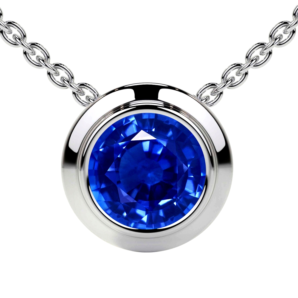 Blue Sapphire Link Necklace – Graziela Gems