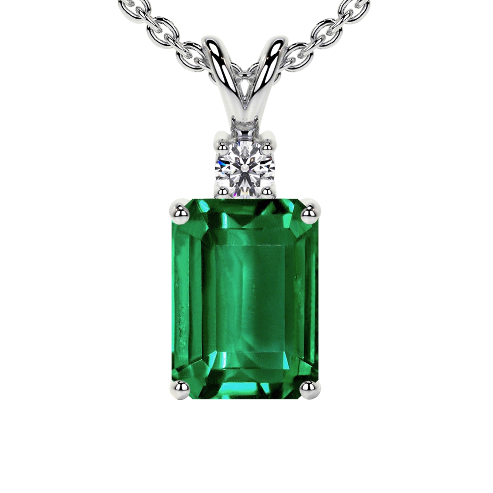 Jaipur Gemstone Emerald PEndant With Natural Emerald Stone Silver Emerald  Stone Pendant Price in India - Buy Jaipur Gemstone Emerald PEndant With Natural  Emerald Stone Silver Emerald Stone Pendant Online at Best