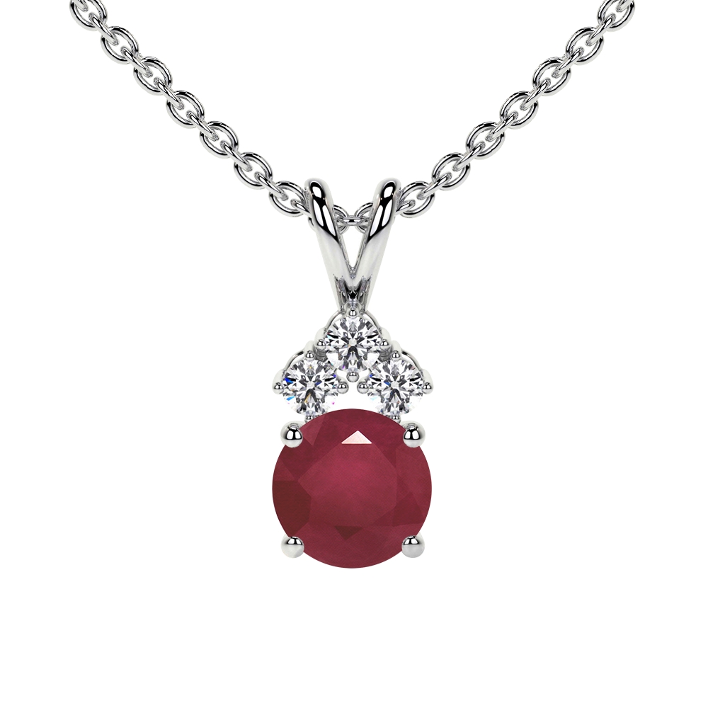 Ruby Flower Pendant – JGJC