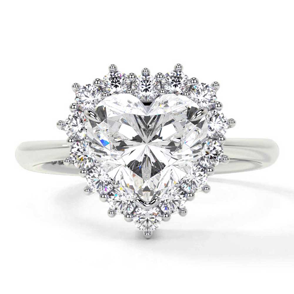 Heart Ring Jared Peridot Ring Shirley Round Diamond And Peridot