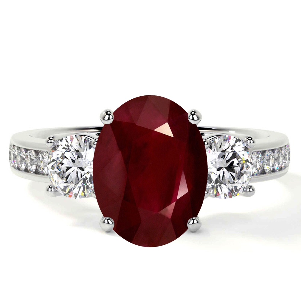 Penelope Ring with 2.10ct GIA Ruby and Diamonds in 18K Gold - Baxter Moerman