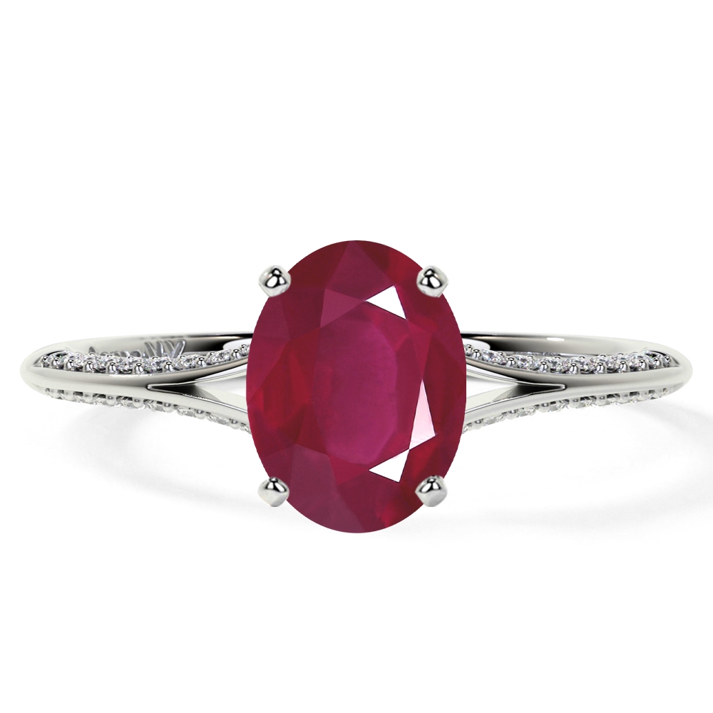 Dainty hot sale ruby rings