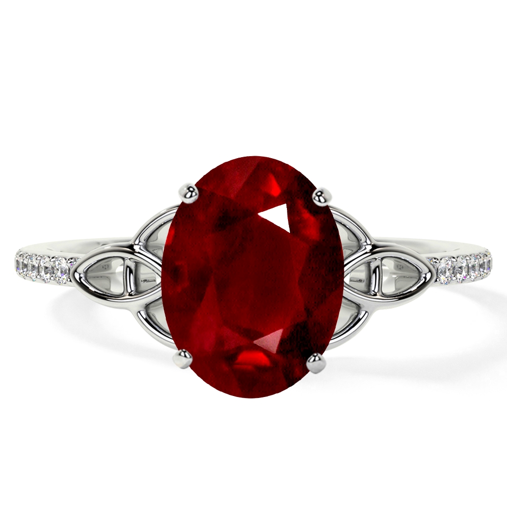 Celtic ruby deals ring