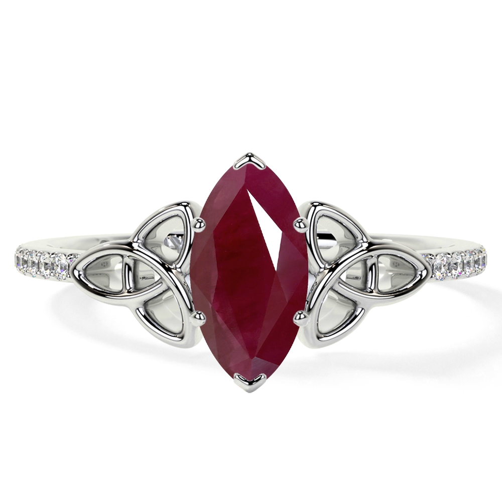 Celtic ruby deals ring