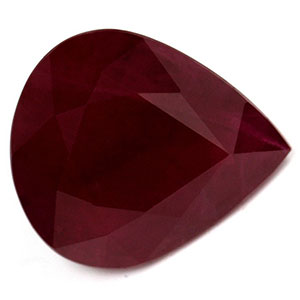 4.18 carat Pear Ruby - Gemstone Thumbnail