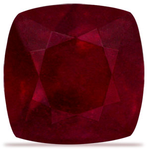 Ruby Cushion 3.35 carat Red Photo