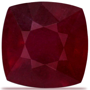 Ruby Cushion 3.51 carat Red Photo