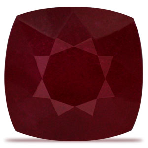 Ruby Cushion 3.34 carat Red Photo