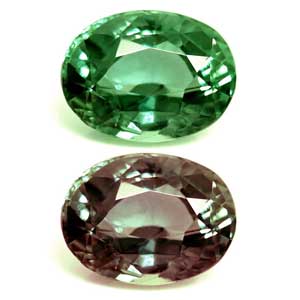 Alexandrite Oval 0.60 carat Green Photo