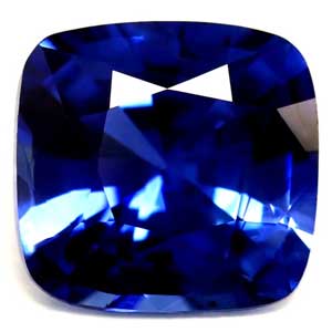 Sapphire Cushion 1.00 carat Blue Photo