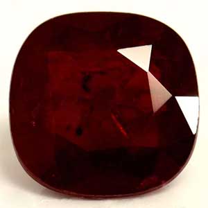 Ruby Cushion 0.56 carat Red Photo