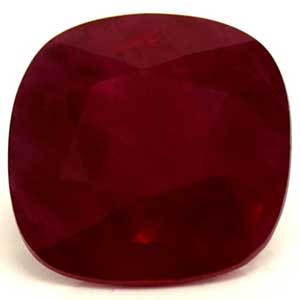 Ruby Cushion 0.60 carat Red Photo