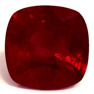 Ruby Cushion 0.80 carat Red Photo