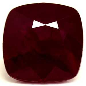 Ruby Cushion 0.84 carat Red Photo