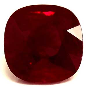 Ruby Cushion 0.69 carat Red Photo