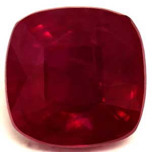 Ruby Cushion 0.86 carat Red Photo
