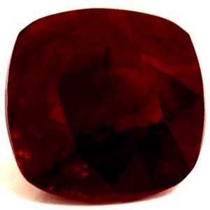 Ruby Cushion 0.56 carat Red Photo