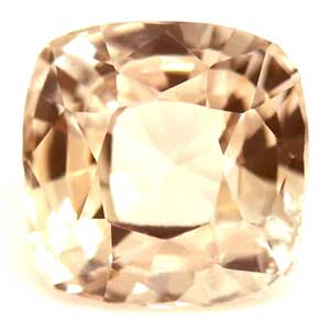 Sapphire Cushion 0.67 carat Orange Pink Photo