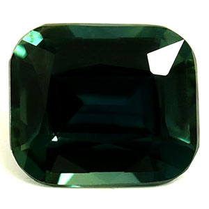 Sapphire Cushion 1.13 carat Blue Green Photo