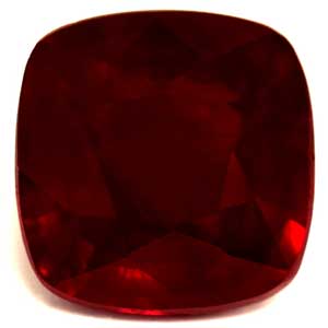 Ruby Cushion 0.71 carat Red Photo