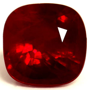 Ruby Cushion 0.73 carat Red Photo