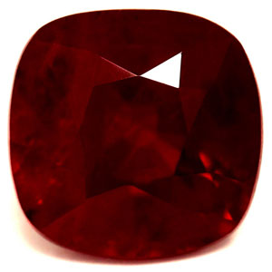 Ruby Cushion 0.77 carat Red Photo