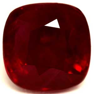Ruby Cushion 0.68 carat Red Photo