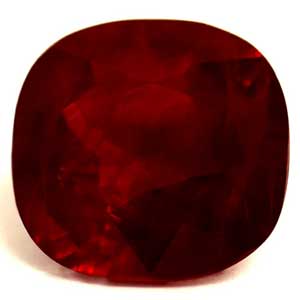 Ruby Cushion 0.68 carat Red Photo