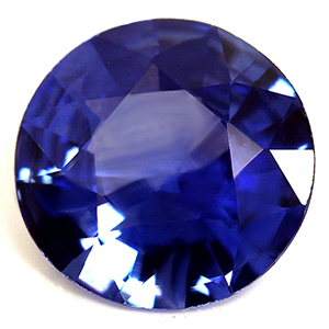 Sapphire Round 0.66 carat Blue Photo