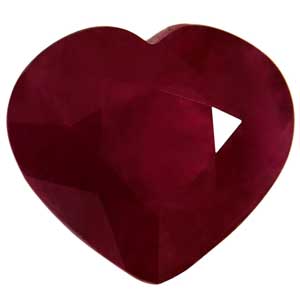 1.26 carat Heart Ruby - Gemstone Thumbnail