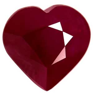 1.00 carat Heart Ruby - Gemstone Thumbnail