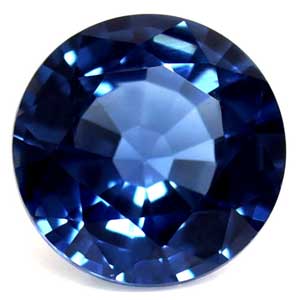 Sapphire Round 0.57 carat Blue Photo