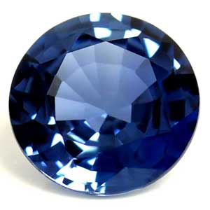 Sapphire Round 0.58 carat Blue Photo