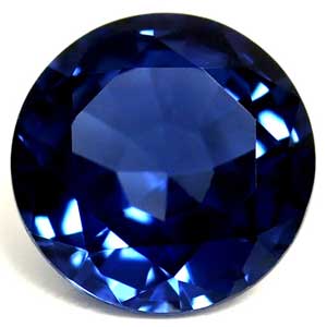 Sapphire Round 0.59 carat Blue Photo