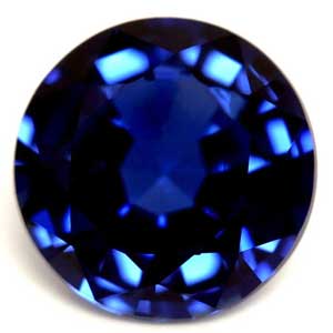 Sapphire Round 0.59 carat Blue Photo