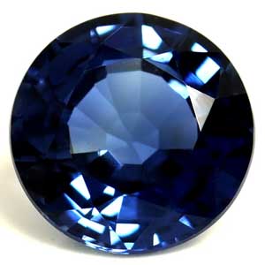 0.75 carat Round Sapphire - Gemstone Thumbnail