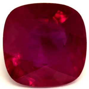Ruby Cushion 0.82 carat Red Photo