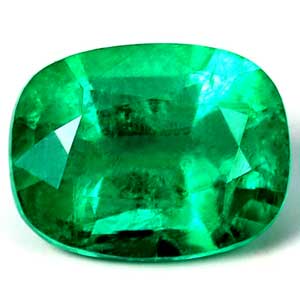 Emerald Cushion 0.72 carat Green Photo
