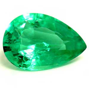 Emerald Pear 0.84 carat Green Photo