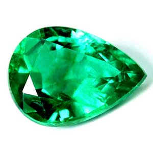 Emerald Pear 0.96 carat Green Photo