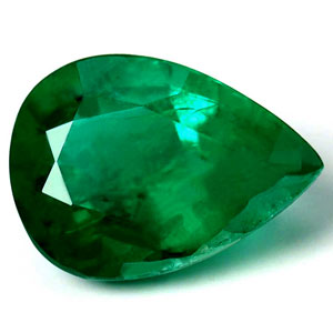 Emerald Pear 0.71 carat Green Photo
