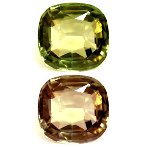 Alexandrite Cushion 0.69 carat Green Photo