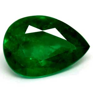 Emerald Pear 0.81 carat Green Photo