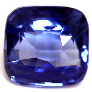 Sapphire Cushion 1.00 carat Blue Photo