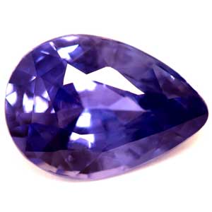 Sapphire Pear 0.93 carat Purple Photo