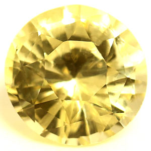 Sapphire Round 1.19 carat Yellow Photo