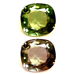 Alexandrite Cushion 0.66 carat Green Photo