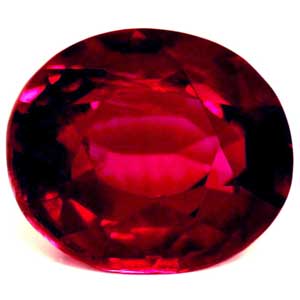 Ruby Oval 0.56 carat Red Photo