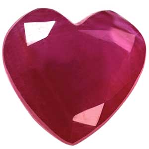 1.48 carat Heart Ruby - Gemstone Thumbnail